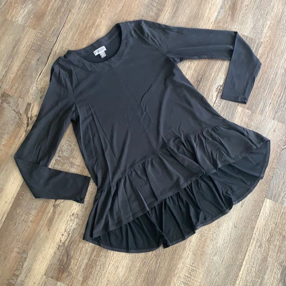 Chelsea28 Long Sleeve Babydoll Top Sz XS